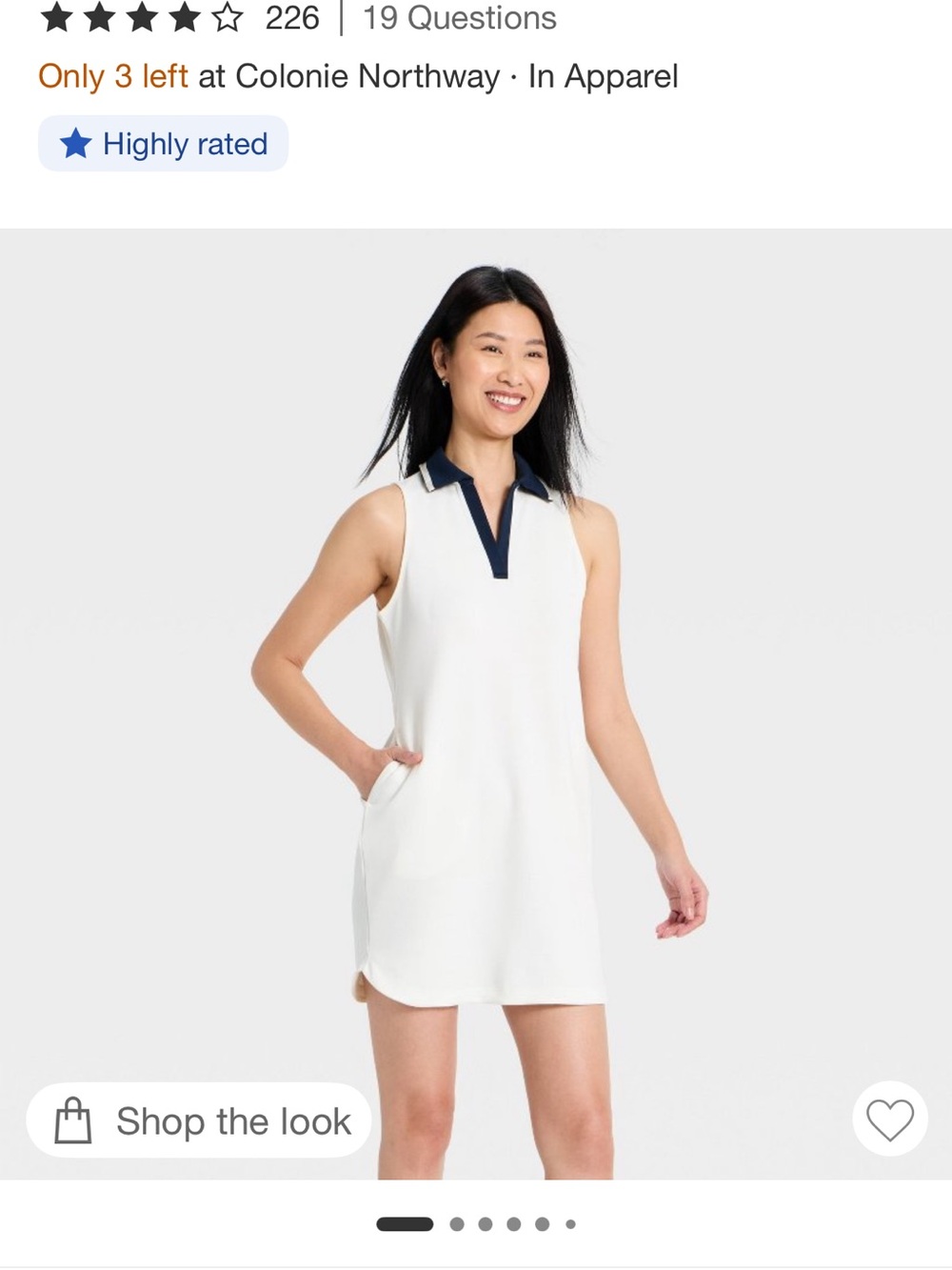 All in Motion Airy Sleek Dress
